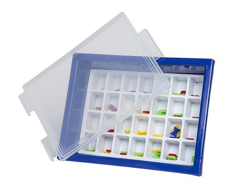 Letter Storage Tray Set Blue 2770000028790