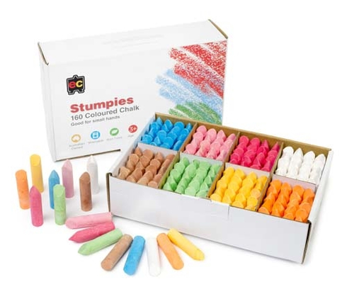 Chalk EC Stumpies Pk 160 School Pack 9314289011291