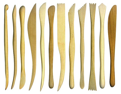 Clay Modelling Tools Boxwood Set of 12 9318600005389