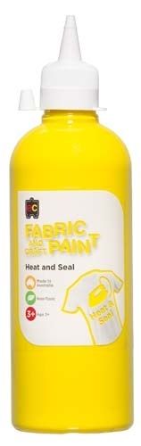 Fabric &amp; Craft Paint 500ml Yellow 9314289019990