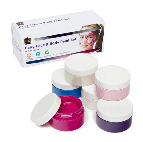 Fairy Face &amp; Body Paint Set of 6 x 50ml 9314289031367