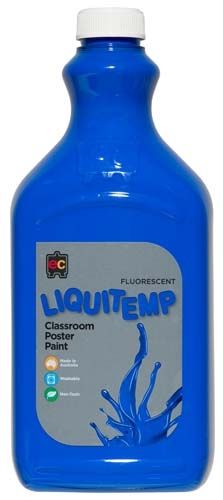 Liquitemp Paint 2L Fluorescent Blue 9314289001094