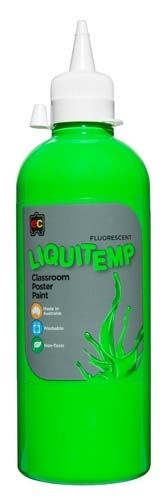 Liquitemp Paint 500ml Fluorescent Green 9314289001032