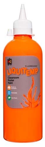 Liquitemp Paint 500ml Fluorescent Orange 9314289001049