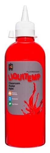 Liquitemp Paint 500ml Fluorescent Scarlet 9314289001070