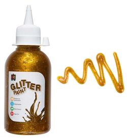 Glitter Paint 250ml Gold 9314289004637