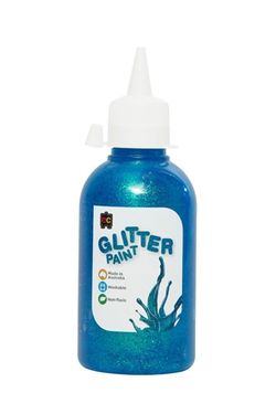 Glitter Paint 250ml Sky Blue 9314289025199