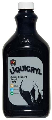 Liquicryl Paint 2L Black 9314289000592