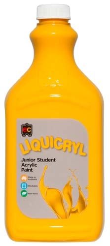 Liquicryl Paint 2L Warm Yellow 9314289000646