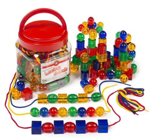 Lacing Beads Translucent Jar of 96 9314289024543