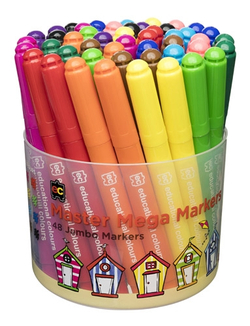 Master Mega Markers Tub of 48 9314289030773