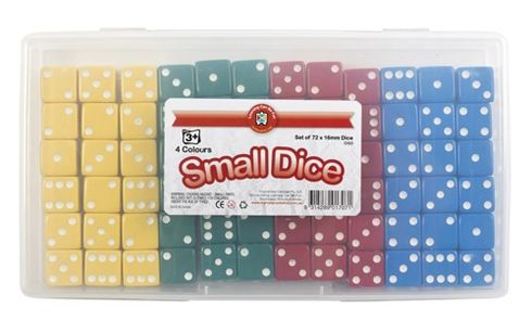 Dice Small 16mm 72pcs 9314289017071