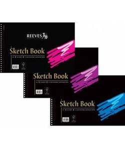 Sketch Book A3 20 Leaf 110gsm Cartridge Plastic Front Cover  (Landscape, Side Spiral) 9311960424418