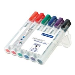 Whiteboard Marker Pk 6 Asst Bullet - Staedtler 351 - 2mm 4007817328941