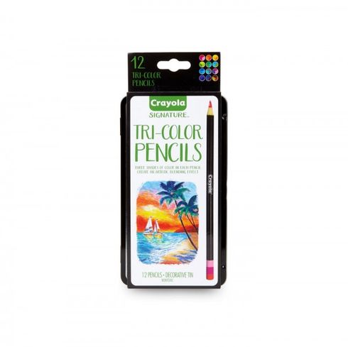 Colour Pencils Pk 12 Crayola Signature™ 12 Tri-Color