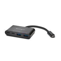 KENSINGTON® CH1000 USB-C 4 PORT HUB BLACK