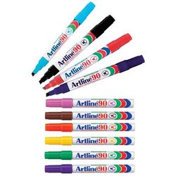 Permanent Marker Pk12 Asst Chisel Artline 90 4974052802645