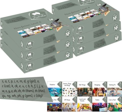 Decodable Readers - Non Fiction Level 4 - Guided Reading Set - 6 X 10 Titles 