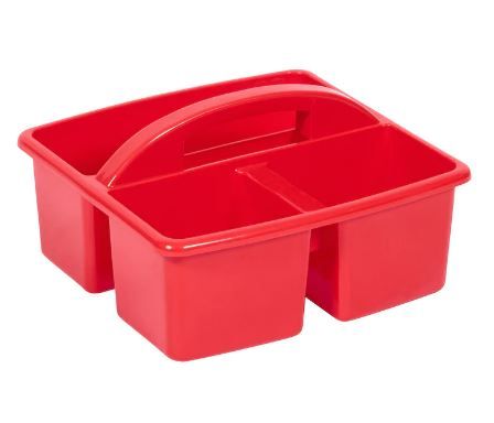 CLASSROOM CADDY RED 235mmW x 227mmD x 123mmH 752830875296