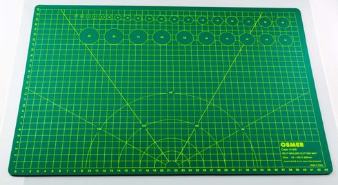 Cutting Mat A1 900X600X3mm Osmer Green Self Healing Double Sided *Each* 2770000047043