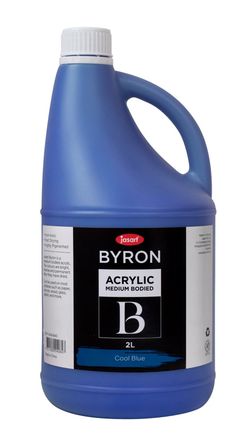 PAINT JASART BYRON ACRYLIC 2 LITRE COOL BLUE Secondary School Medium Bodied Senior