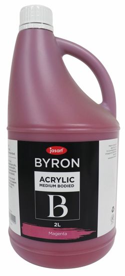 PAINT JASART BYRON ACRYLIC 2 LITRE MAGENTA secondary school senior art medium bodied