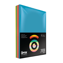 Copy Paper A4 Pk 200 Optix 80gsm Asst Bright Colours  9310029934516