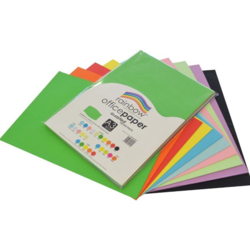 Copy Paper A3 80gsm Pk 100 Sheets Standard Asst Colours Rainbow