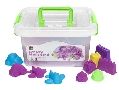 Sensory Magic Sand 2 kg Purple with moulds 9314289002978