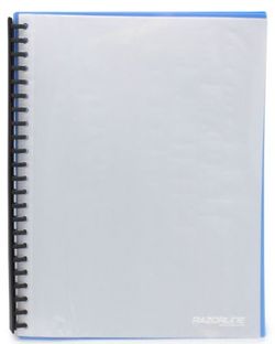 Display Book A4 20 Pocket Refillable Razorline Clear Front