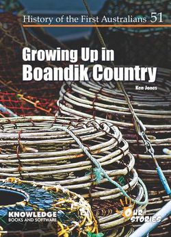 GROWING UP IN BOANDIK COUNTRY