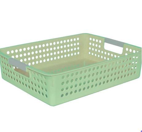 CLASSROOM BASKET A4 GREEN 35cmL x 26cmW x 8.5cmH 752830031630