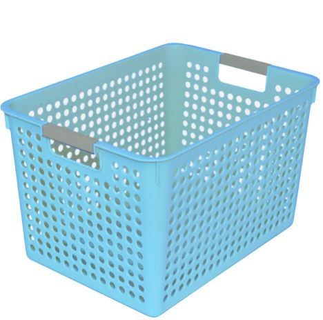 CLASSROOM BASKET JUMBO BLUE 36cm L x 26cm W x 21.5cm H 752830032330