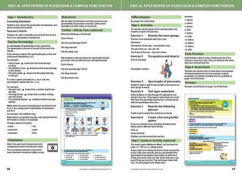 Grammar Conventions - Teacher's Book with Games: Year 5