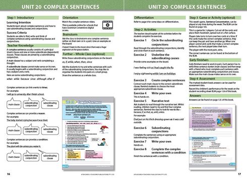 Grammar Conventions - Teacher's Book with Games: Year 6