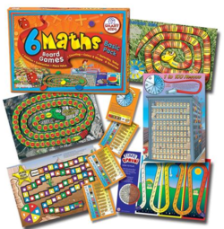 6 Maths Board Games Basic Pack 9421002410948