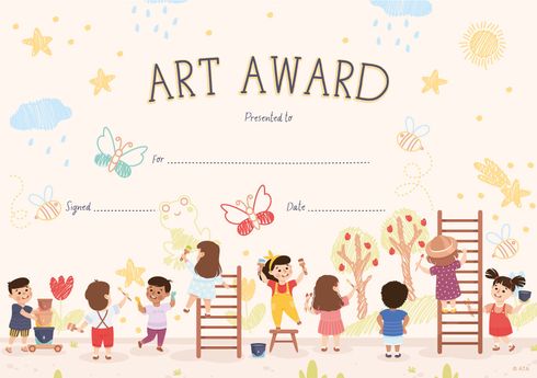 Creativity in Colour (Art Award) - Certificates