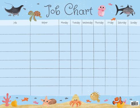 Ocean Explorers (Sea Creatures) - Jobs & Rewards Incentive Chart