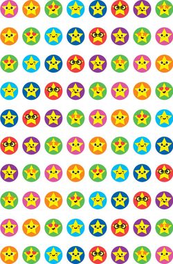 Stars - Dynamic Dots Stickers (Pack of 800)