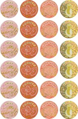 Wonderlands (Land) - Foil Merit Stickers (Pack of 96)