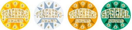 Stickers - Teachers Award Holographic Laser Glitz - Pk 48 HT130