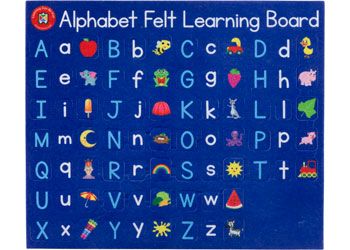 Felt Learning Board Alphabet