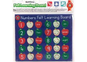 Felt Learning Board Numbers