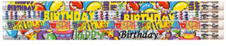 Pencils - Birthday Glitz  - Pk 10 MP361