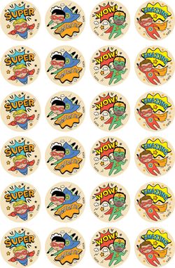 Super Kid (Boy) - Merit Stickers (Pack of 96)