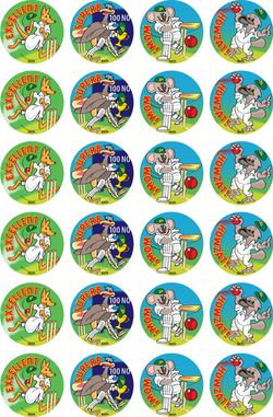 Cricket - Merit Stickers (Pack of 96)