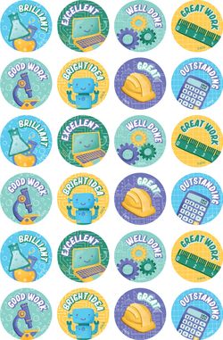 STEM - Merit Stickers (Pack of 96)