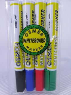 Marker Whiteboard Bullet Pk 4 Osmer 9313023519017