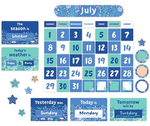 Wonderlands (Sea) - Magnetic Calendar Set