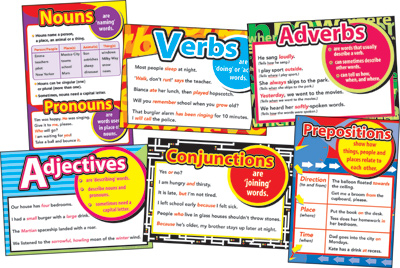 Charts - Introducing Parts Of Speech - Set Of 6 RICP7013